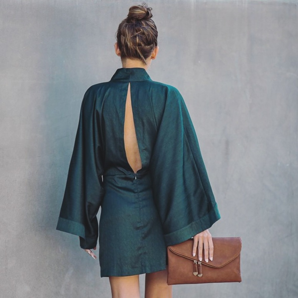 Kabuki Twist Kimono Dress